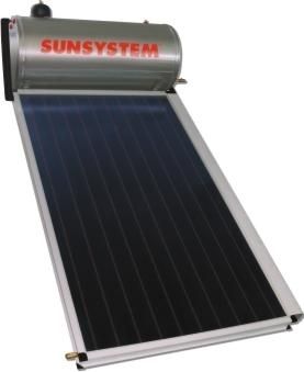Calentador de agua solar - 100 - 300 L | TSS series - NES - New Energy Systems