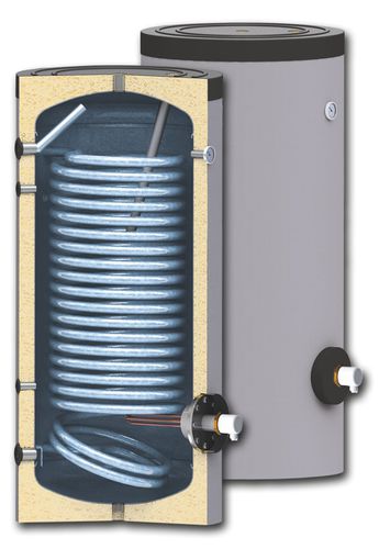 Calentador de agua solar - 150 - 500 L | SWP series - NES - New Energy Systems - con intercambiador de calor