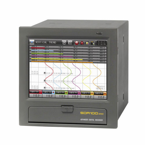 Registrador sin papel - SDR112 - SAMWONTECH - con pantalla táctil