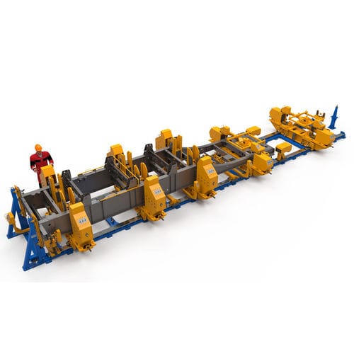 Banco de montaje chasis de semirremolque - Techvagonmash - modulable / multiusos