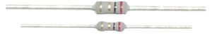 Resistencia con capa de óxido metálico - RMF / RSF series - RCD Components - de baja inductancia / montada en circuito impreso