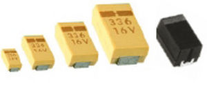 Condensador eléctrico de tántalo - TS / TSE series - RCD Components - SMD / chip