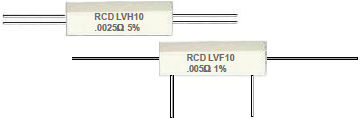 Resistencia de capa fina - LVF / LVH series - RCD Components - BT / con carcasa de cerámica / para medición de corriente