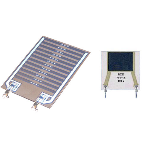 Resistencia en capa gruesa - TP / TPS series - RCD Components - de alta potencia / con barra de soporte / planar