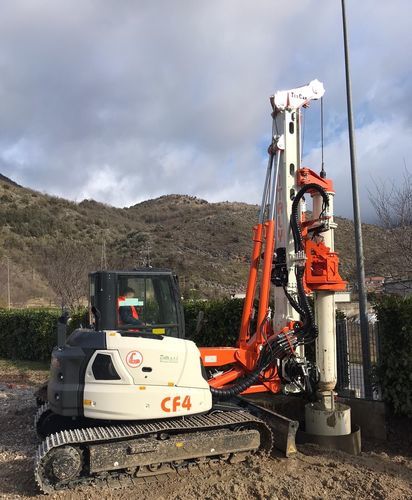 Perforadora para anclaje - CF4 - TESCAR Srl - geoctécnica / de estabilización / de pilotes