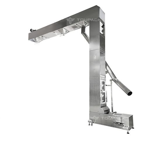 Elevador de cangilones de cadena - Zhongshan TO-U Packaging Machinery Co.,Ltd - para la industria agroalimentaria / automático / para productos químicos