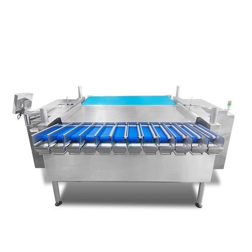 Pesadora lineal - TY-ZX122M100-01-11 - Zhongshan TO-U Packaging Machinery Co.,Ltd - continua / de hortalizas / automática