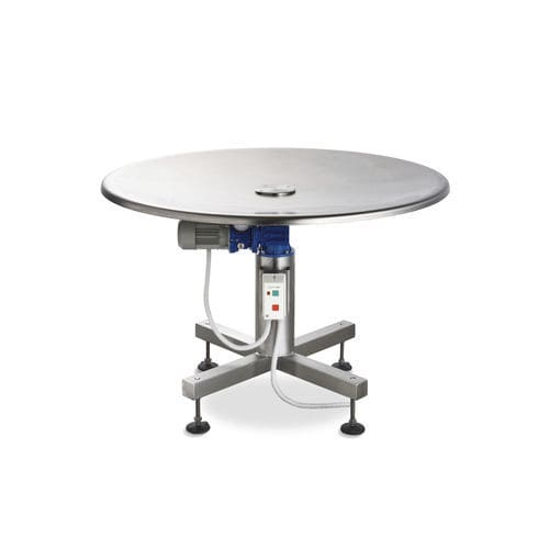 Mesa rotativa accionada por motor - RD 120 - APM - horizontal / para la industria alimentaria / lineal