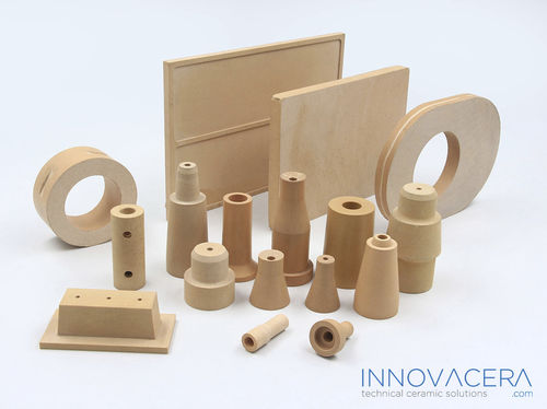 Placa de cerámica - Xiamen Innovacera Advanced Materials Co., Ltd - de tubo / de anillo / de circonio