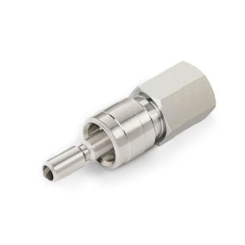 Racor hidráulico - QC4SSSFG1/8 - HAM-LET - rápido / de acero inoxidable / estándar