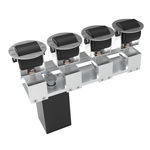 bloque de rueda orientable