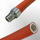 funda de protección / tubular / para tubos flexibles / fibra de vidrio