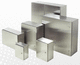 caja de pared / rectangular / de poliuretano / de acero inoxidable