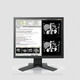 monitor LCD / retroiluminación LED / digital / para el sector médico