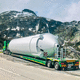 semirremolque góndola de cama rebajada / para equipamiento industrial / para mercancía / para obras