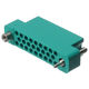 conector rectangular / de alimentación eléctrica / recto / hembra