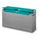 batería litio / rectangular / 12 V / industrial