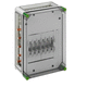 cuadro eléctrico equipado / de pared / de policarbonato / con puerta transparente