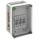 cuadro eléctrico equipado / de pared / de plástico / con puerta transparente