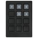 teclado numérico 12 teclas / empotrable / de caucho de silicona