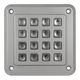 teclado numérico 16 teclas / empotrable / de metal / IP65