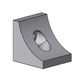 soporte en escuadra para perfil de aluminio / de aluminio / 90°