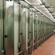 puerta corredera / de acero inoxidable / de PVC / industrial