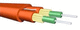 cable óptico plano / de datos / antipropagación de fuego / robusto