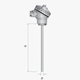 sonda de temperatura Pt100 / Pt1000 / termopar tipo J / termopar tipo K