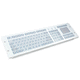 teclado de mesa / de tecla mecánica / 105 teclas / con alfombrilla táctil