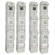 interruptor seccionador de fusible / con fusible NH / modular / vertical