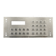 teclado numérico para bomba de combustible / 26 teclas / empotrable / de acero inoxidable