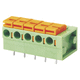 bloque de conexión de muelle / para PCB / estándar / IEC