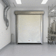 puerta enrollable / de PVC / de acero inoxidable / para interior