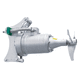 agitador de turbina / para líquidos agresivos / de acero inoxidable / sumergible