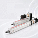 servo-cilindro eléctrico / telescópico / de husillo de bolas / con servomotor