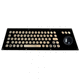 teclado empotrable / con trackball / marino / QWERTY