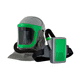 casco con respirador