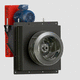 ventilador de alta eficacia / de alta temperatura / silencioso / IP55