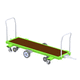 carro de transporte / de plataforma / de seis ruedas / carga/descarga por ambos lados