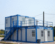 edificio modular / temporal / para oficina / techado de acero