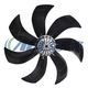 ventilador IP54 / axial / de refrigeración / de acero