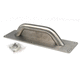 manilla de aluminio / en U / fija / de tornillo
