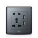 tomacorriente de pared / para montar sobre panel / 5 polos / con interruptor de seguridad integrado
