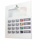 teclado numérico 20 teclas / empotrable / de aluminio / para bomba de combustible