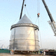 silo para piezas de plástico / de fondo cónico / para recipientes / para productos a granel