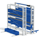 torre de almacenamiento para cargas largas / modular / automático