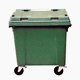 contenedor de reciclaje / de plástico / de PEHD / normalizado