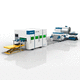 máquina de corte alimentada por bobina / láser / para aluminio / para acero inoxidable