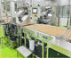 línea de producción de galletas con mezclador / controlada por PLC / alta capacidad